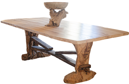 mesa con decoración